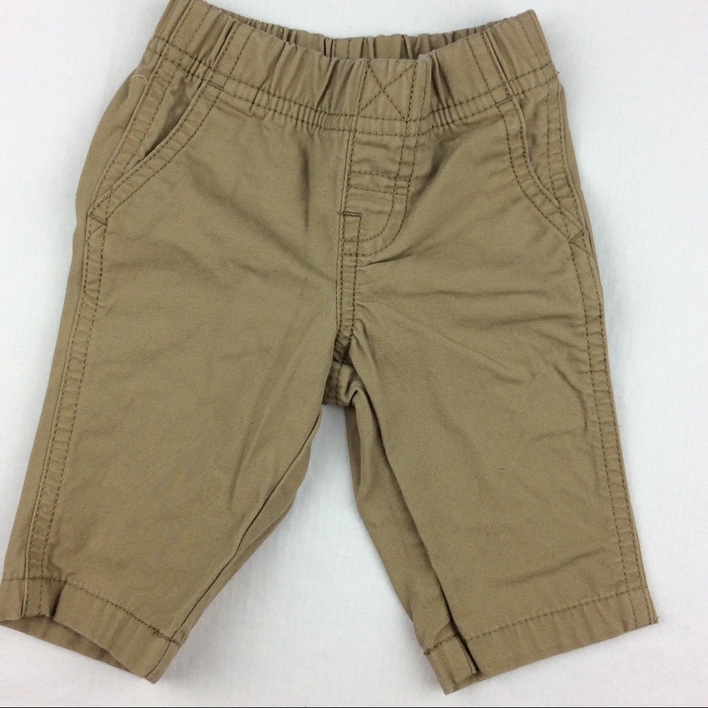 🍼 Khaki Tan Pants with Cinched Waist 6 for $18
